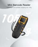 1D/2D/QR Bluetooth® 5.0 Portable Barcode Scanner with Screen & APP SDK, BCST-47