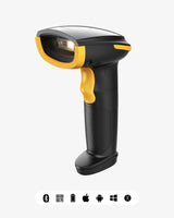 1D/2D Bluetooth Barcode Scanner with 2600mAh Battery & Support Screen Scanning, BCST-23