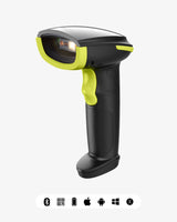 1D/2D Bluetooth Barcode Scanner with 2600mAh Battery & Support Screen Scanning, BCST-23