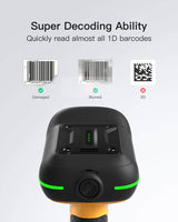 AI Industrial 1D Bluetooth Barcode Scanner with IP67 Waterproof Dustproof Shockproof Standard, BCST-61