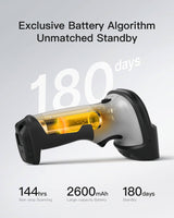 BCST-70, 1D Wireless Barcode Scanner, 2600mAh battery