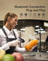 AI Bluetooth 1D/2D Barcode Scanner with APP/SDK Support & Fast Accurate Scanning, BCST-72