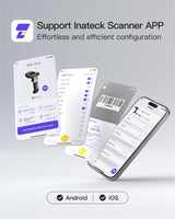 AI Barcode Scanner Bluetooth 1D Scanner, with APP and SDK, BCST-70 AI