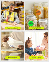 Bluetooth Thermal Label Printer, Wireless 4x6 Shipping Label Printer for Shipping Packages, PR40