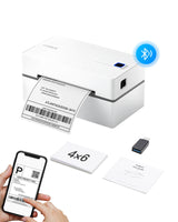 Bluetooth Thermal Label Printer, Wireless 4x6 Shipping Label Printer for Shipping Packages, PR40