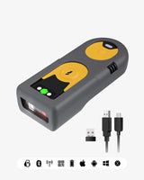 BCST-42 Green, 2D Portable Barcode Scanner, 1200mAh battery