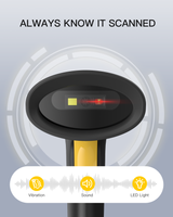 Hyper A60, 2D Barcode Scanner, USB Wired, Plug & Play for 1D/2D/PDF417