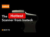 1D Bluetooth Wireless Barcode Scanner with 35m Range, BCST-70 + Barcode Scanner Charging Base BS04001
