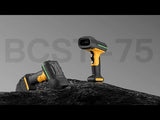 Industrial 1D/2D/QR Bluetooth Barcode Scanner with IP67 Waterproof Dustproof Shockproof Standard, BCST-75