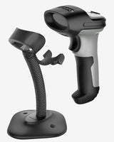 Bluetooth 1D Wireless Barcode Scanner with 35m Range BCST-70 + Adjustable Stand BCST-S