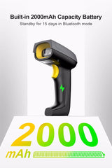 2D Wireless Bluetooth® Barcode Scanner with Smart Base, BCST-52 - Inateck Office