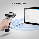 Bluetooth 1D Wireless Barcode Scanner with 35m Range BCST-70 + Adjustable Stand BCST-S