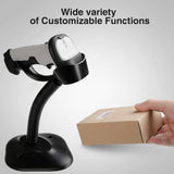 Bluetooth 1D Wireless Barcode Scanner with 35m Range BCST-70 + Adjustable Stand BCST-S