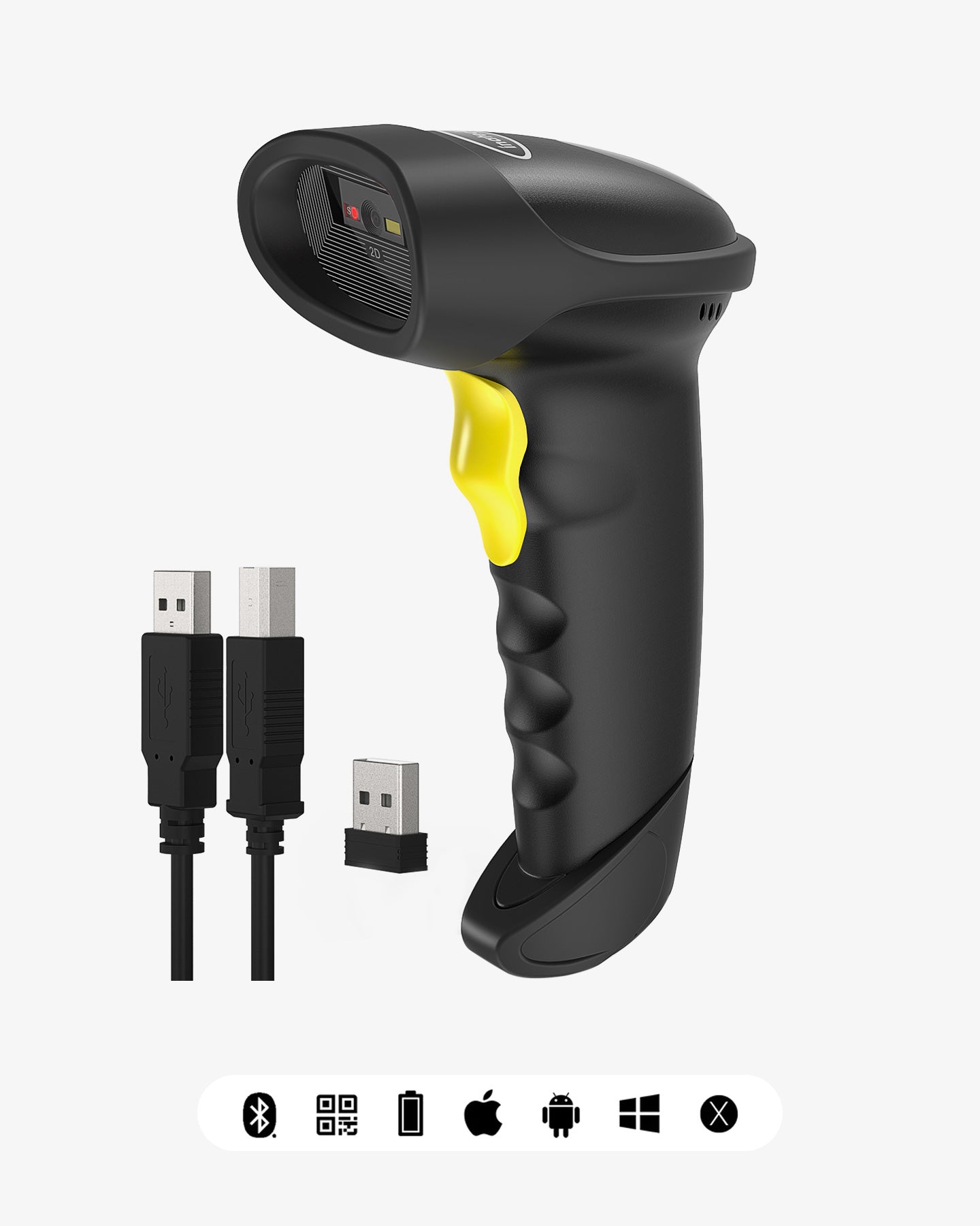 Inateck 2D Wireless Bluetooth® Barcode Scanner BCST50 Inateck Office