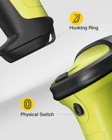 2.4GHz 1D Wireless Barcode Scanner with 35m Range, BCST-60 Green