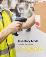 Inateck 2D Wireless Bluetooth® Barcode Scanner with High Decoding Ability, BCST-55