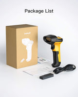 1D 2.4GHz Wireless Barcode Scanner with 60m Range, P6
