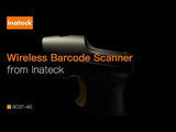 2.4GHz 1D Wireless Barcode Scanner with 35m Range, BCST-60 Green