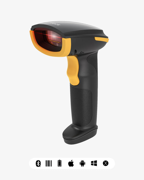 Bluetooth Barcode Scanner with APP/SDK Support & Hyper Long 100M Transmission Range, BCST-21