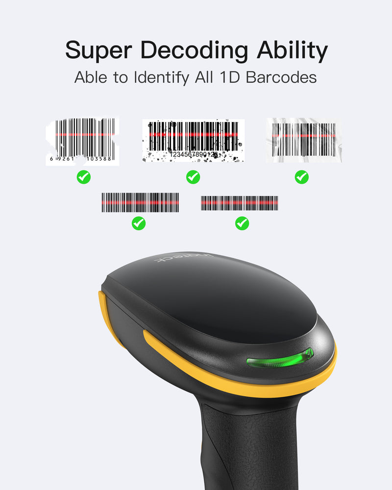 Bluetooth Barcode Scanner with APP/SDK Support & Hyper Long 100M Trans ...