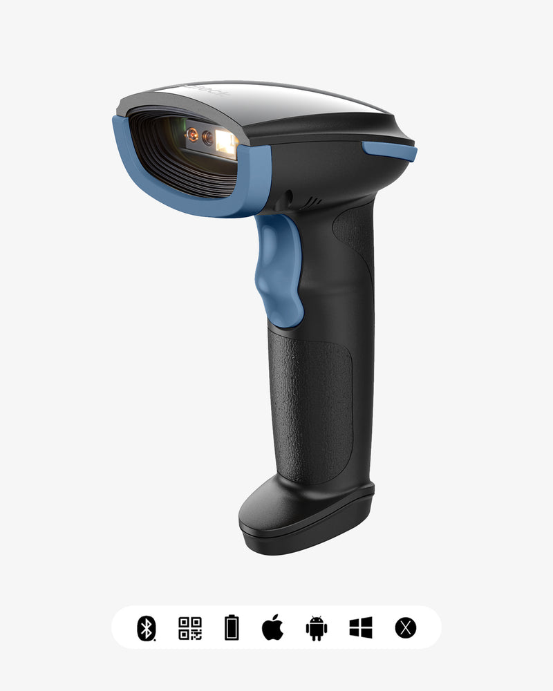 Inateck Scanner de Code-Barres Laser sans Fil 2.4GHz, Rayon de 35m Inateck Scanner de Code-Barres Laser sans Fil 2.4GHz, Rayon de 35m