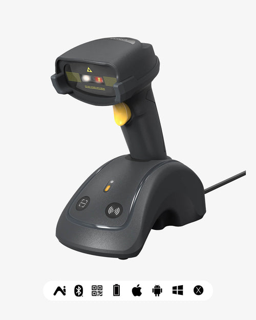 BCST-560B, 2D Wireless Barcode Scanner, 2600mAh battery