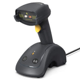 Wireless QR Code Scanner with Smart Base, 1D/2D, Bluetooth/2.4G/USB 3-in-1 Connectivity, with APP/SDK Support, BCST-560B_gray