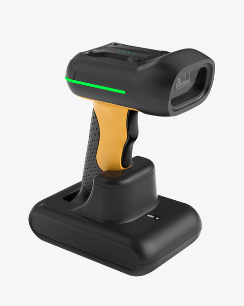 Industrial 1D/2D/QR Bluetooth Barcode Scanner with IP67 Waterproof Dustproof Shockproof Standard, BCST-75+Charging Base