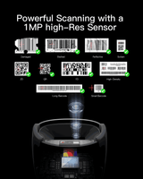 Pro 170, 2D Wireless Barcode Scanner, 2X 2000mAh Replaceable Batteries