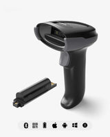 Pro 170, 2D Wireless Barcode Scanner, 2X 2000mAh Replaceable Batteries