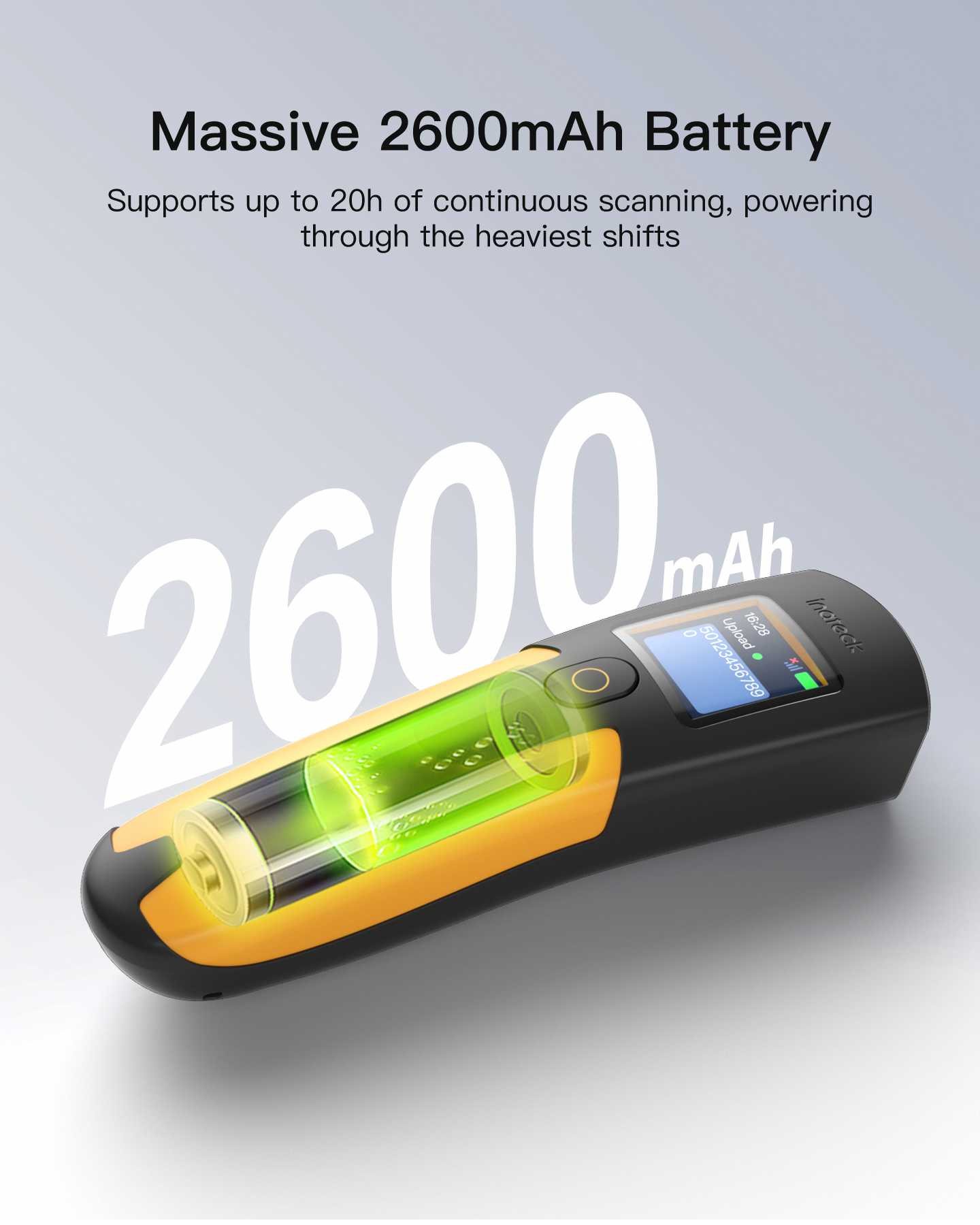 Real Club Scanner 2D Wireless Barcode Scanner with 1.4