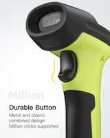 BCST-72S, 2D Barcode Scanner with Bluetooth & 2.4G Receiver Cradle, Wireless USB Wired, Scans from Screen, 180-Day Battery