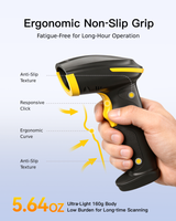 Hyper 310, Bluetooth 1D Barcode Scanner with Display, 3-in-1 Bluetooth/2.4G/Wired, 2600mAh, APP SDK