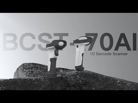 AI Barcode Scanner Bluetooth 1D Scanner, with APP and SDK, BCST-70 AI