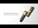 2D Bluetooth® 5.0 Portable Barcode Scanner with Screen & APP SDK, BCST-47