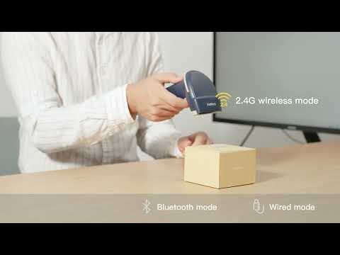 2D Wireless Bluetooth® Barcode Scanner with High Decoding Ability & 100M Transmission, BCST-55