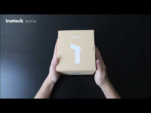 1D USB Corded Barcode Scanner with Intelligent Stand, BCST-33