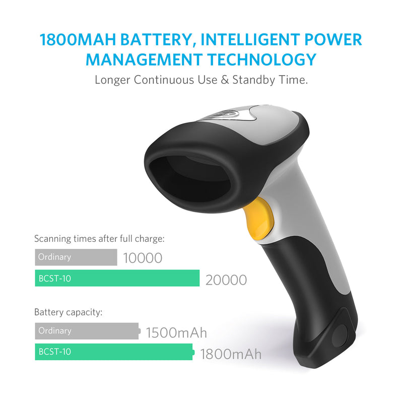 Wireless Bluetooth Barcode Scanner BCST-10 - Inateck Office