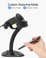 2D USB Corded Barcode Scanner, Read Screen, BCST-51 - Inateck Office
