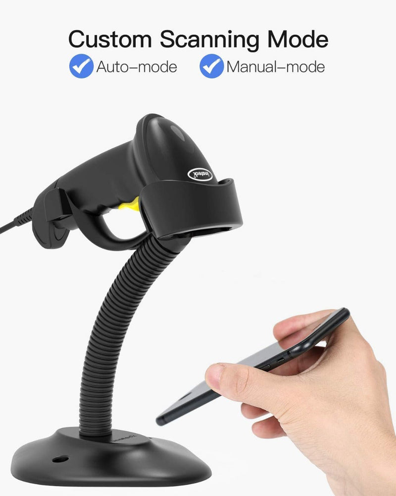 2D USB Corded Barcode Scanner, Read Screen, BCST-51 - Inateck Office