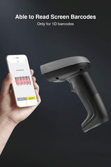 1D Wireless Barcode Scanner with Smart Base, Read Screen, BS01001 - Inateck Office