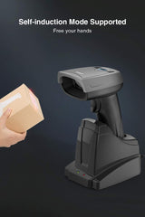 1D Wireless Barcode Scanner with Smart Base, Read Screen, BS01001 - Inateck Office
