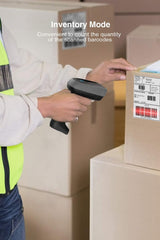 1D Wireless Barcode Scanner with Smart Base, Read Screen, BS01001 - Inateck Office