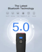 1D Bluetooth® 5.0 Pocket Barcode Scanner with 30m Transmission Range, BCST-41 - Inateck Office