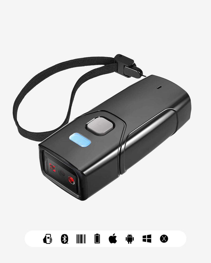 1D Bluetooth® 5.0 Pocket Barcode Scanner with 30m Transmission Range, BCST-41 - Inateck Office
