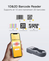 2D Bluetooth® 5.0 Pocket Barcode Scanner BCST-42 - Inateck Office