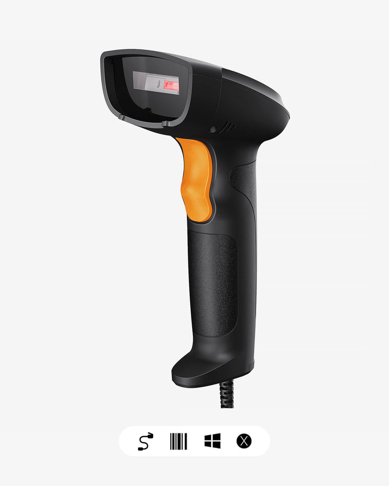 Officelab 1D USB Barcode Scanner, Read Screen, BS02004