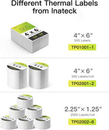 Thermal Direct Shipping Label, 4 Inch×6 Inch (100 mm×150 mm), Waterproof Transportation Label, BPA/BPS Free, 300 Labels per Roll×2 Rolls TP02001-2 - Inateck Office