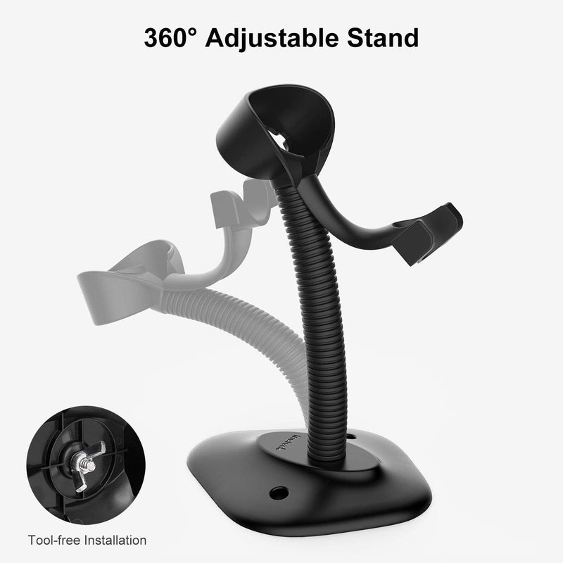 1D USB Corded Barcode Scanner with Intelligent Stand, BCST-33 - Inateck Office